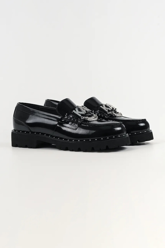 Karl Lagerfeld bőr mokaszin LOWELL KL42226.000 fekete SS26