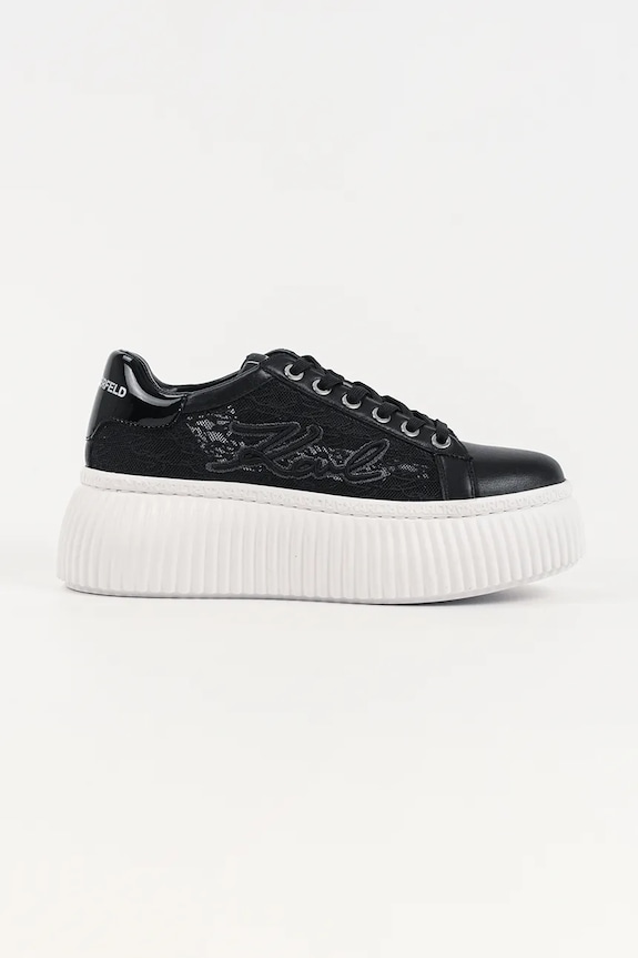 Karl Lagerfeld sneakers KREEPER LO textil negru KL42326.400