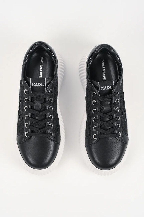 Karl Lagerfeld sneakers KREEPER LO negru KL42326.400
