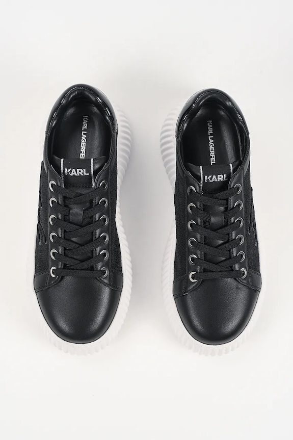 Karl Lagerfeld sneakers KREEPER LO negru KL42326.400
