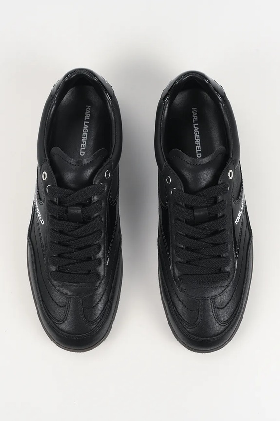 Δερμάτινα sneakers Karl Lagerfeld KANDIDATE μαύρο KL63856.00X
