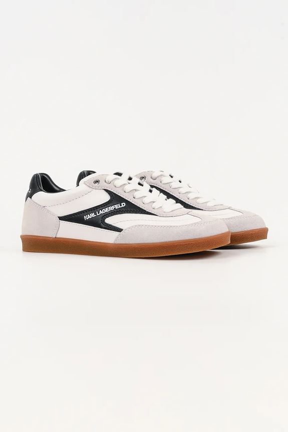 Karl Lagerfeld sneakers din piele KANDIDATE KL63855.310 alb SS26
