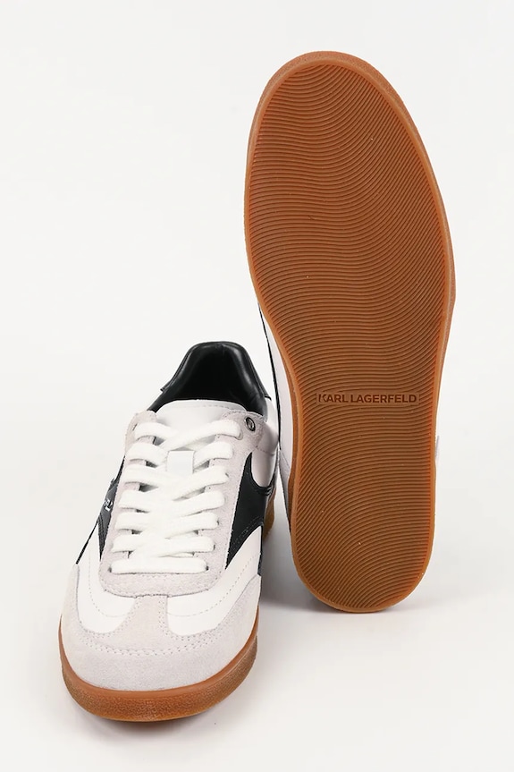 Karl Lagerfeld sneakers din piele KANDIDATE KL63855.310 alb