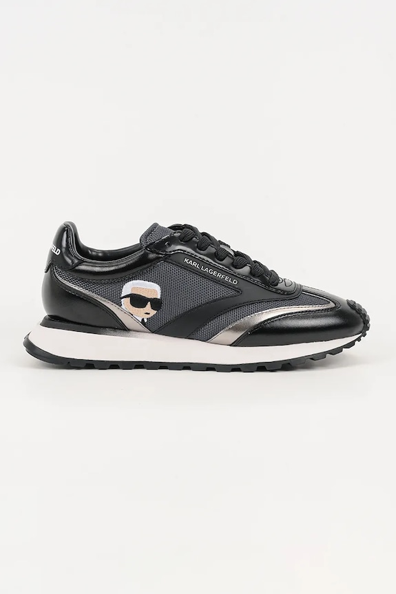 Karl Lagerfeld sportcipő KAIRO NFT nappa bőr fekete KL61130N.400