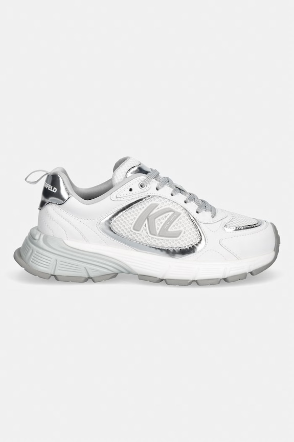 Karl Lagerfeld ORION sneakersy damskie tekstylny biały KL65526A.41S