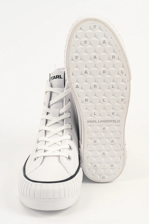 Karl Lagerfeld trampki skórzane KAMPUS MAX NFT KL60456.011 biały