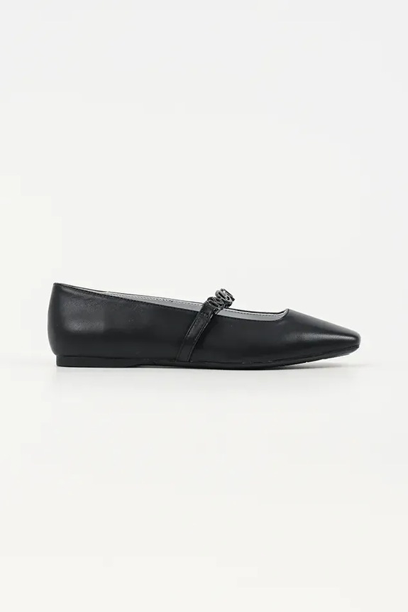Karl Lagerfeld balerini de piele KONNIE negru KL40196.00S