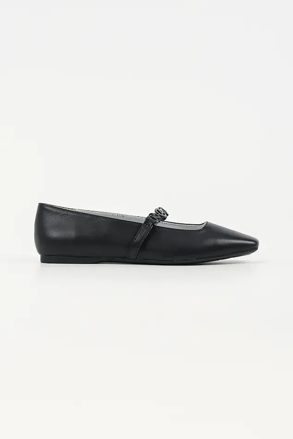 Karl Lagerfeld balerini de piele KONNIE negru KL40196.00S
