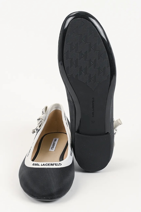 Karl Lagerfeld balerini KARO KL40129.H00 negru