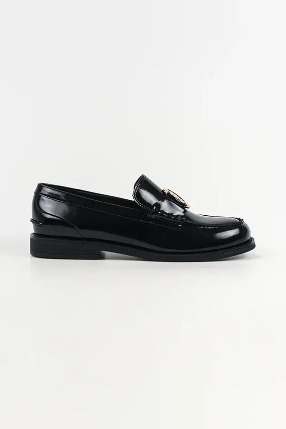 Karl Lagerfeld mocasini de piele MIA piele negru KL42126.000