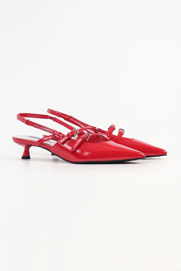 Кожаные туфли Karl Lagerfeld PASHA KL30105A.1DD красный SS26