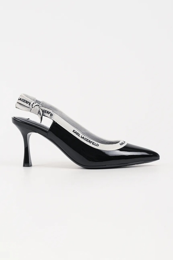 Кожаные туфли Karl Lagerfeld SIENNA шпилька чёрный KL32706.1BP