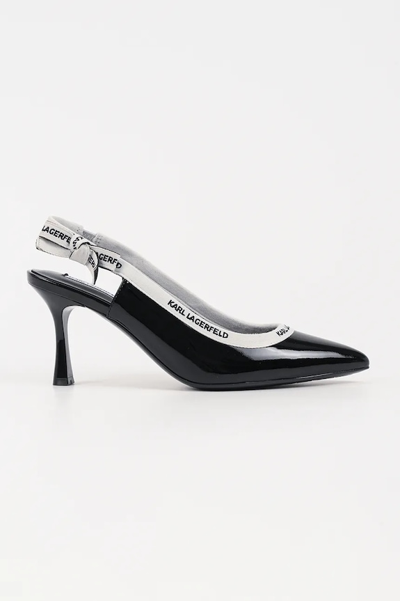 Кожаные туфли Karl Lagerfeld SIENNA шпилька чёрный KL32706.1BP