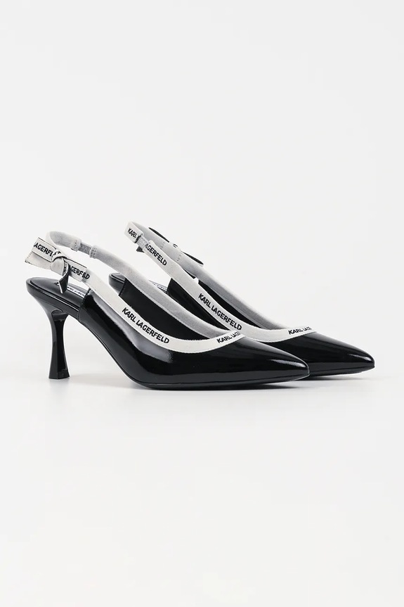Кожаные туфли Karl Lagerfeld SIENNA KL32706.1BP чёрный SS26
