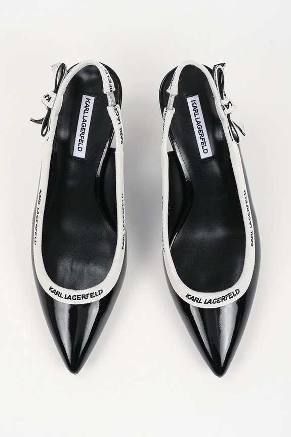 Кожаные туфли Karl Lagerfeld SIENNA чёрный KL32706.1BP