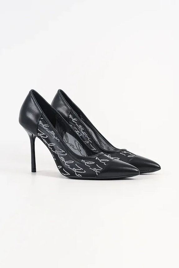 Karl Lagerfeld pantofi cu toc SARABANDE KL30906A.M0S negru SS26