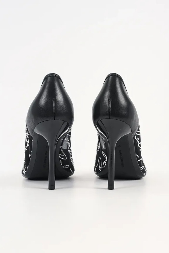 Încălțăminte Karl Lagerfeld pantofi cu toc SARABANDE KL30906A.M0S negru