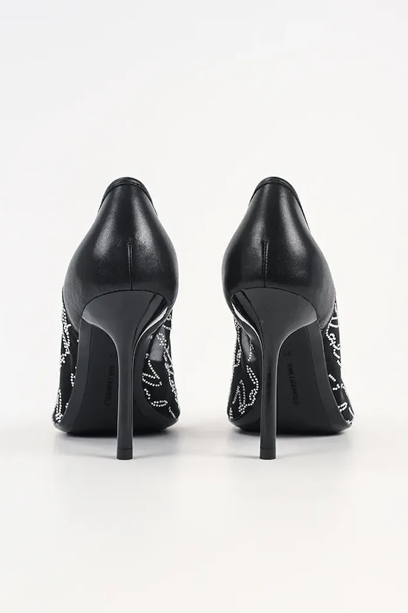Încălțăminte Karl Lagerfeld pantofi cu toc SARABANDE KL30906A.M0S negru