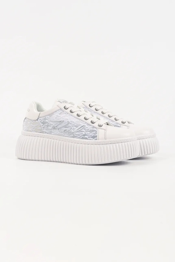 Karl Lagerfeld sneakers KREEPER LO KL42326.41W alb SS26