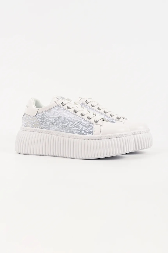 Karl Lagerfeld sneakers KREEPER LO KL42326.41W alb SS26