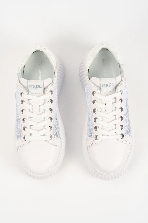 Karl Lagerfeld sneakers KREEPER LO alb KL42326.41W
