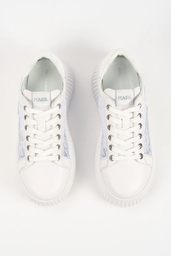 Karl Lagerfeld sneakers KREEPER LO alb KL42326.41W