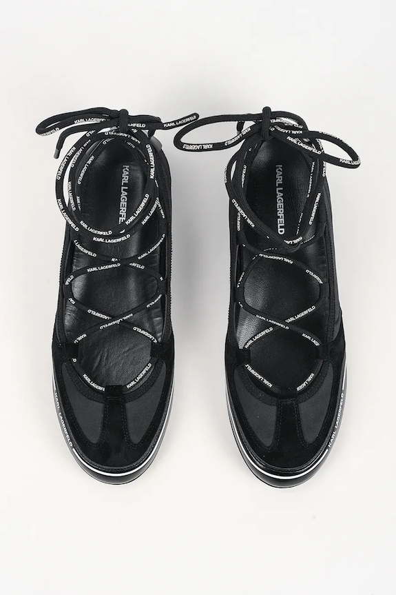 Karl Lagerfeld balerini ALTIA negru KL66111.400