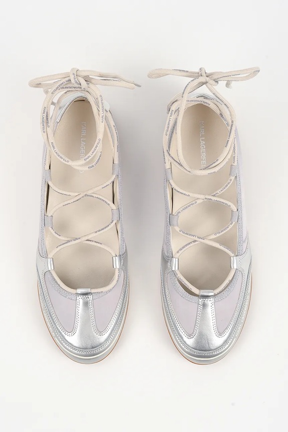 Karl Lagerfeld balerini ALTIA argintiu KL66111.4SL