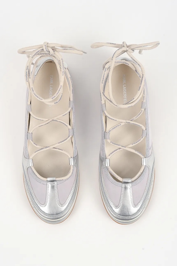 Karl Lagerfeld balerini ALTIA argintiu KL66111.4SL