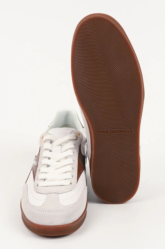 Karl Lagerfeld sneakers in pelle KANDIDATE KL63855.314 bianco