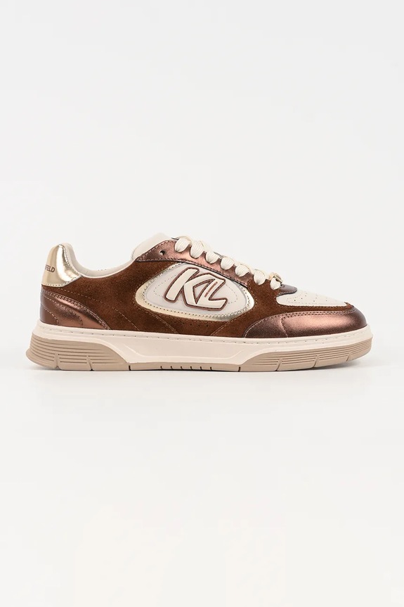 Superge Karl Lagerfeld KOURTNEY Tekstil rjava KL63025.04T