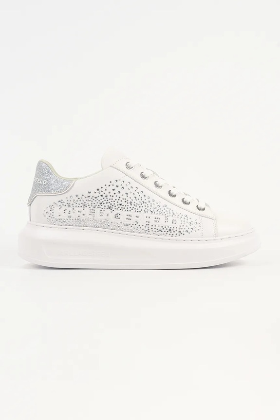 Karl Lagerfeld sneakers in pelle KAPRI altri bianco KL62556.01S