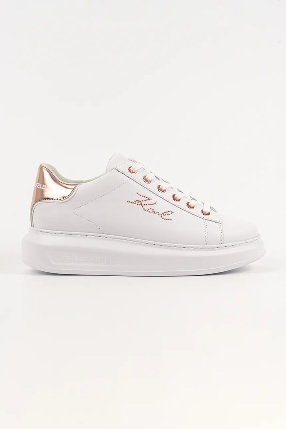 Karl Lagerfeld sneakers in pelle KAPRI altri bianco KL62518.01P