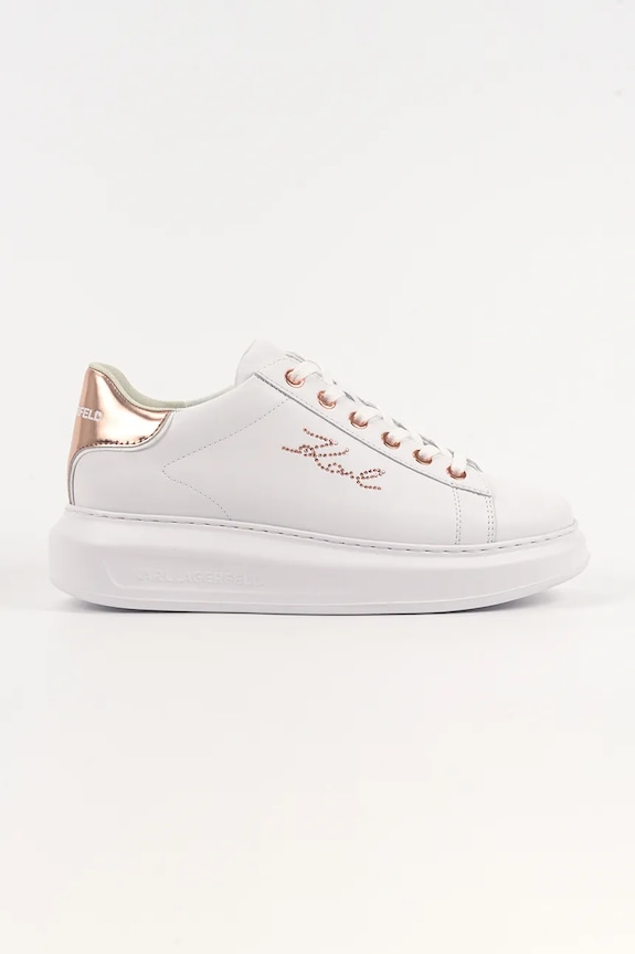 Karl Lagerfeld sneakers in pelle KAPRI altri bianco KL62518.01P