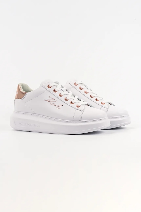 Karl Lagerfeld sneakers in pelle KAPRI KL62518.01P bianco SS26