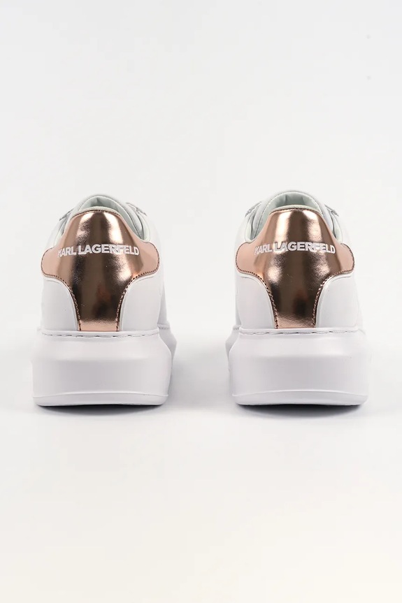 Scarpe Karl Lagerfeld sneakers in pelle KAPRI KL62518.01P bianco