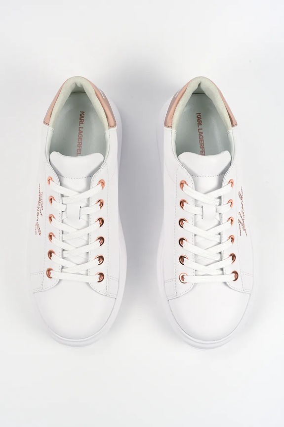 Karl Lagerfeld sneakers in pelle KAPRI bianco KL62518.01P