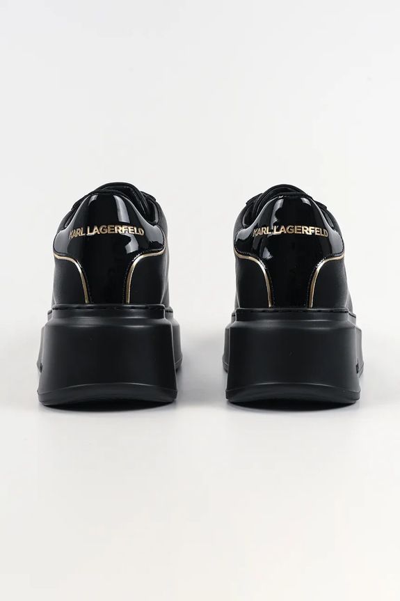 Obuv Kožené tenisky Karl Lagerfeld ANAKAPRI KL63518A.00G čierna