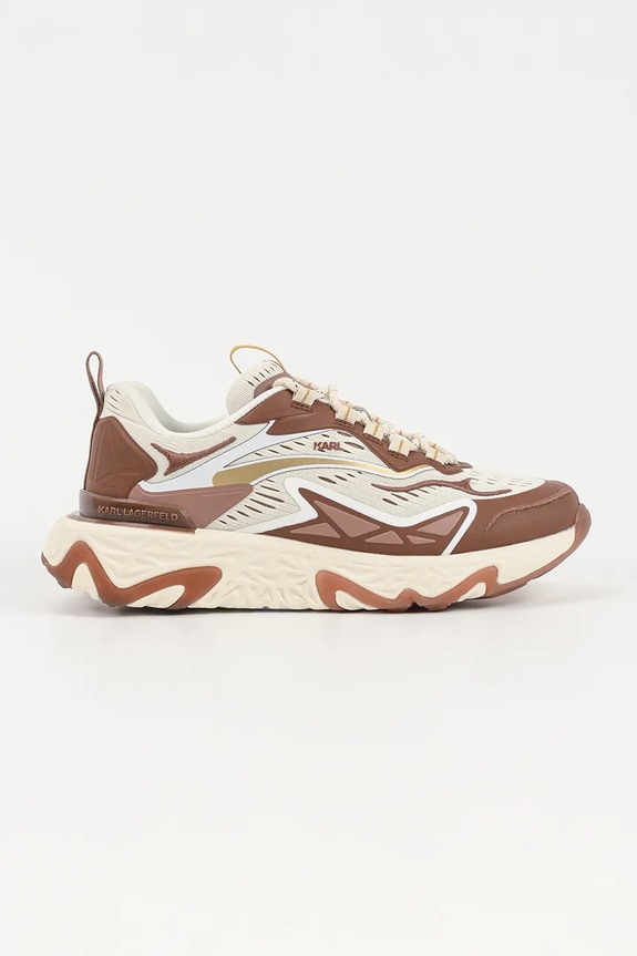 Karl Lagerfeld sneakersy BLAZE syntetyczny brązowy KL62422.KT4