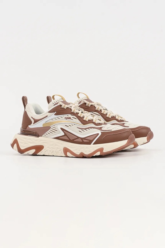 Karl Lagerfeld sneakersy BLAZE KL62422.KT4 brązowy SS26