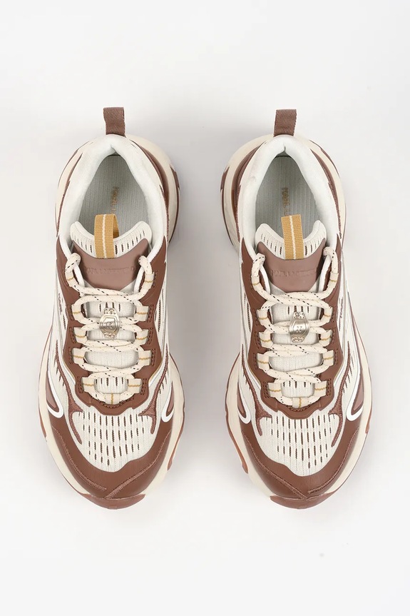Karl Lagerfeld sneakersy BLAZE brązowy KL62422.KT4