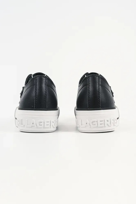 Încălțăminte Karl Lagerfeld teniși de piele KAMPUS MAX NFT KL60426.000 negru