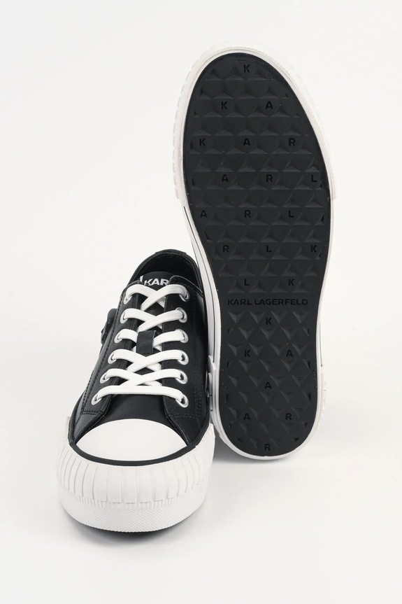 Karl Lagerfeld teniși de piele KAMPUS MAX NFT KL60426.000 negru