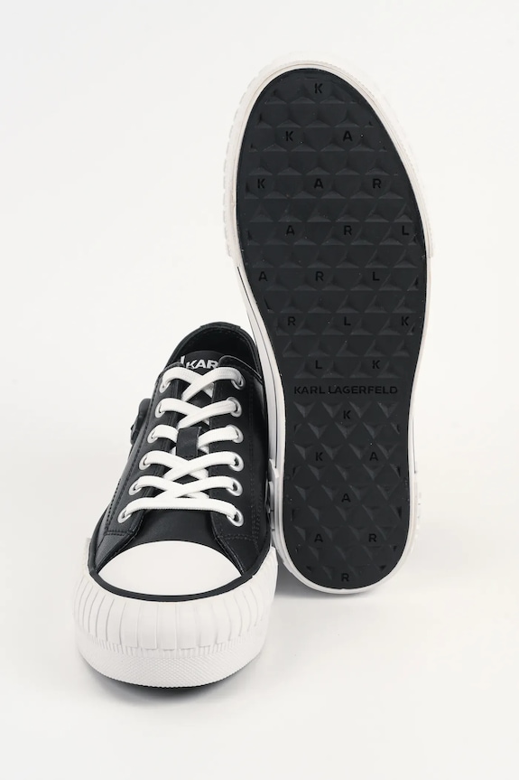 Karl Lagerfeld teniși de piele KAMPUS MAX NFT KL60426.000 negru