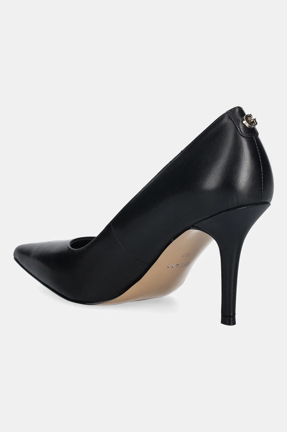 Scarpe Guess tacchi in pelle PRINDY FLFPRN.LEA08.BLACK nero