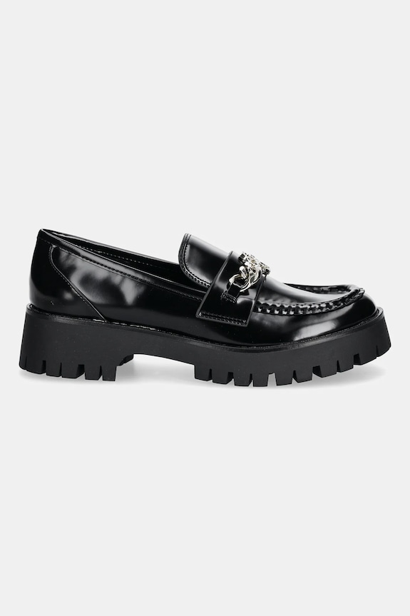 Μοκασίνια Guess ALMER FLPALR.ELE14.BLACK μαύρο SS26