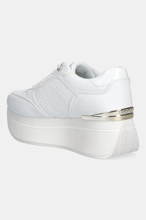 Scarpe Guess sneakers CAMRIO10 FLPC10.FAL12.WHITE bianco