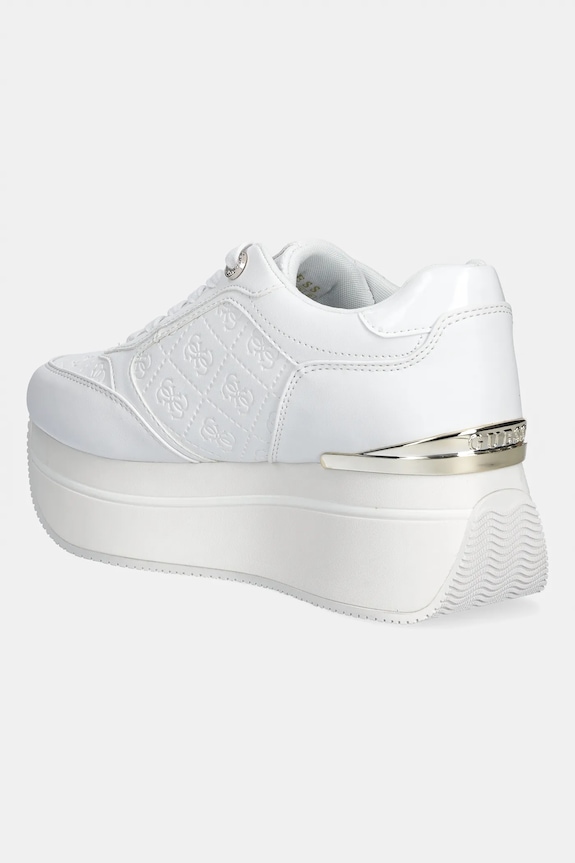 Scarpe Guess sneakers CAMRIO10 FLPC10.FAL12.WHITE bianco