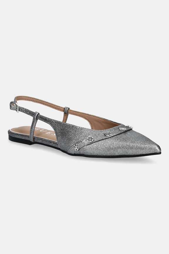 Μπαλαρίνες Guess DORLEE3 απομίμηση λείου δέρματος γκρί FLPDRL.LEL05.GREY