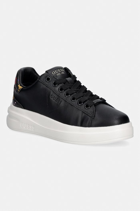 Guess ELBINA11 tenisky dámske čierna FLPE11.LEA12.BLACK